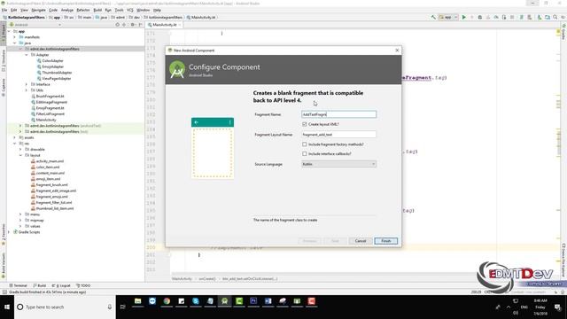 Kotlin Android Tutorial Instagram Filters part 6 Add Text смотреть онлайн