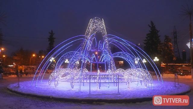 Огни новогодней Твери. смотреть онлайн