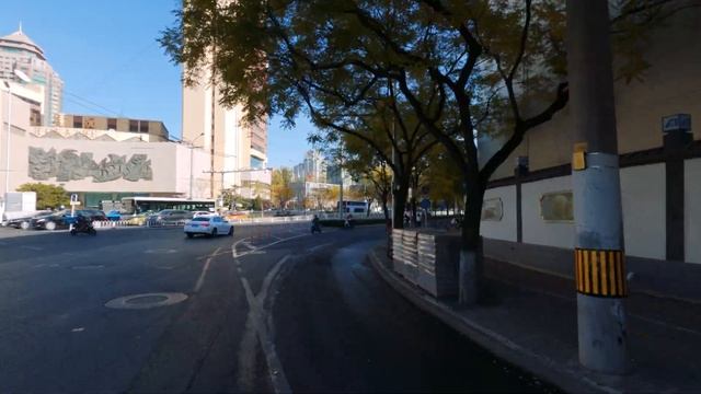 Dongdan, Dongzhimen, Guomao Cycling Beijing China【4K】骑行在北京
