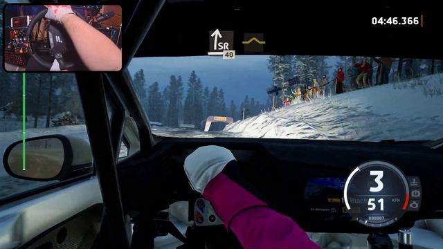 Ford Fiesta Rally 3 - EA Sports WRC 2023 - Rally Sweden Vargasen - Stage 1 смотреть онлайн