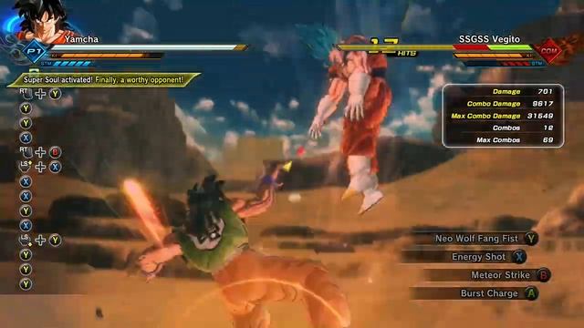 DBX2 combos: Yamcha's true Neo Wolf-Fang Fist смотреть онлайн