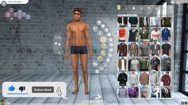 CAS Alpha CC || Oliver Grove || The Sims 4 смотреть онлайн