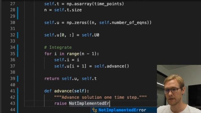 Solving ODEs in Python 5: Superclass and Runge-Kutta смотреть онлайн