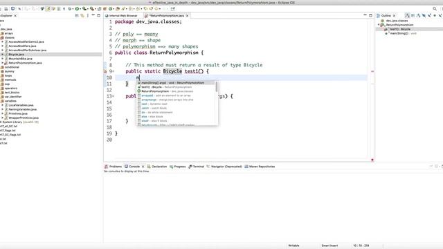 Daily Dose of Java -- Part 84: Polymorphism in "return" Type of Methods смотреть онлайн