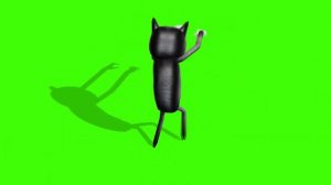 2 футажа cartoon cat и cartoon dog ре-текстурированный на зеленом фоне.