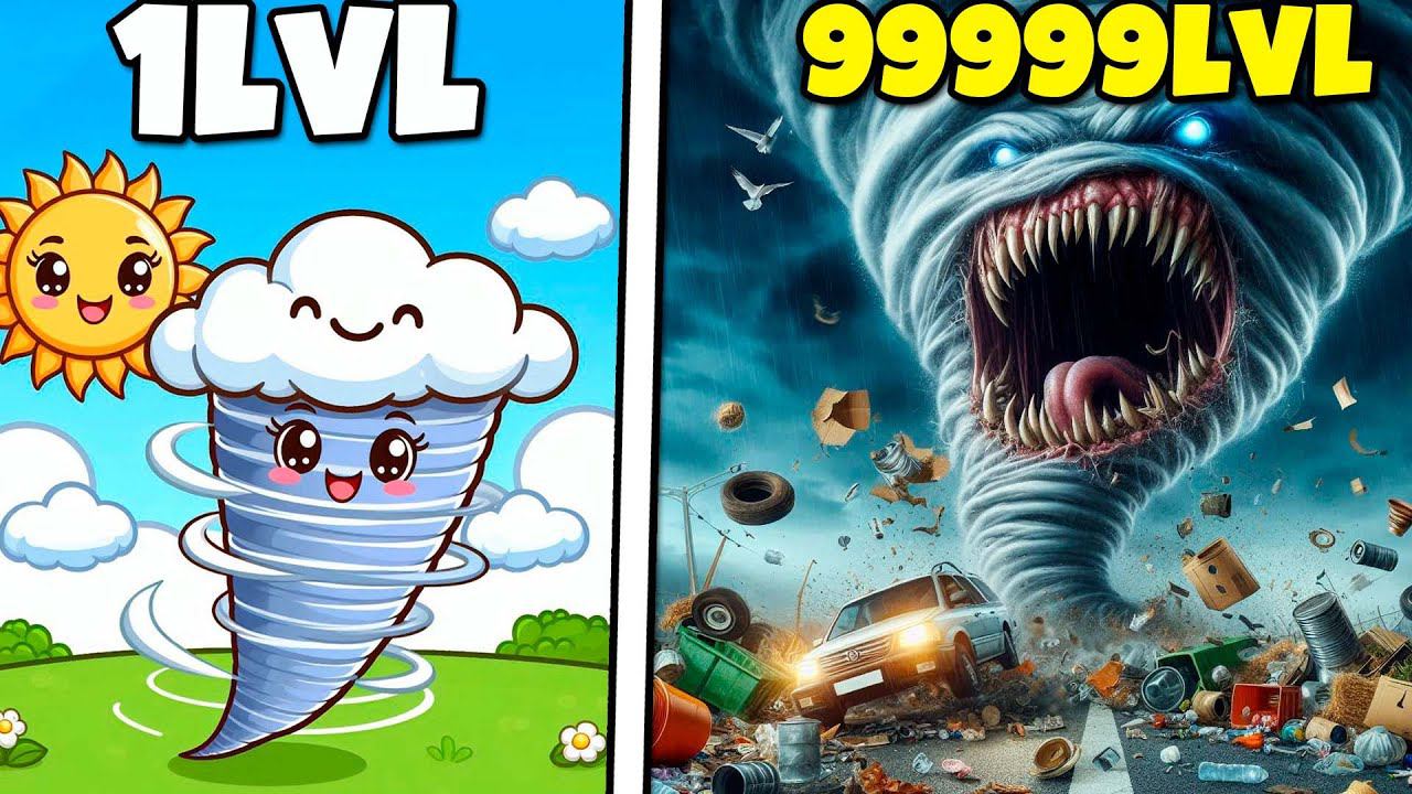 ЭВОЛЮЦИЯ ТОРНАДО ОТ НУБА ДО ПРО В СИМУЛЯТОРЕ ТОРНАДО Whirlwind Evolution ! смотреть онлайн