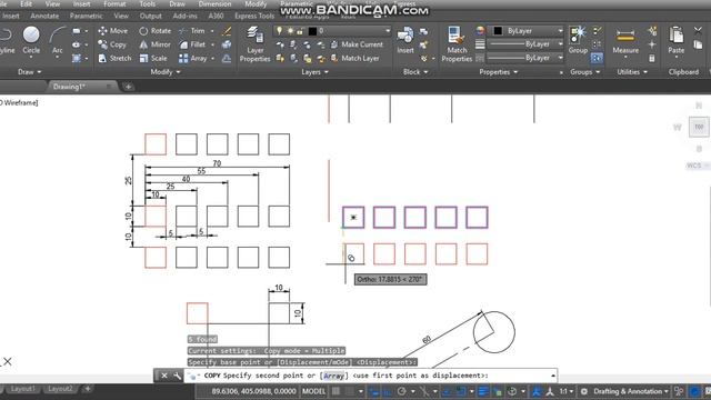 DERS 11 AUTOCAD MOVE COPY KOMUTLARI смотреть онлайн