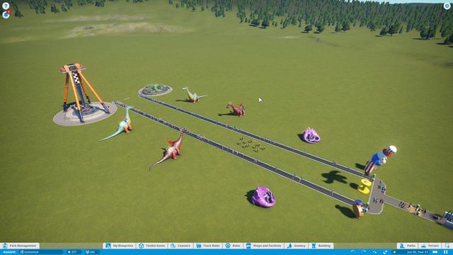 Best Ride in Planet Coaster Tournament - Part 12 - GENIE HOUSE VS FLYING CHAIRS смотреть онлайн