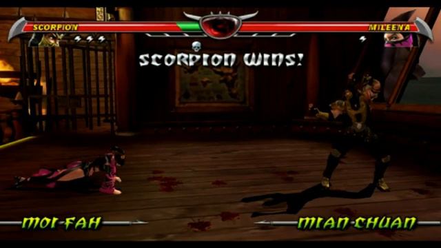 Mortal Kombat Unchained Arcade Scorpion Playthrough on HARD DIFFICULTY смотреть онлайн