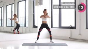 12 MIN LEG WORKOUT - Butt, Thighs & Calves // No Equipment I Pamela Reif