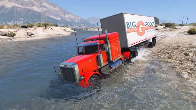 Tow Truck vs Car Transport Truck vs Police Car vs Train - GTA 5 Cars Which is Best? смотреть онлайн