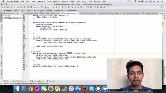 Learn how to use the onBindViewHolder method смотреть онлайн