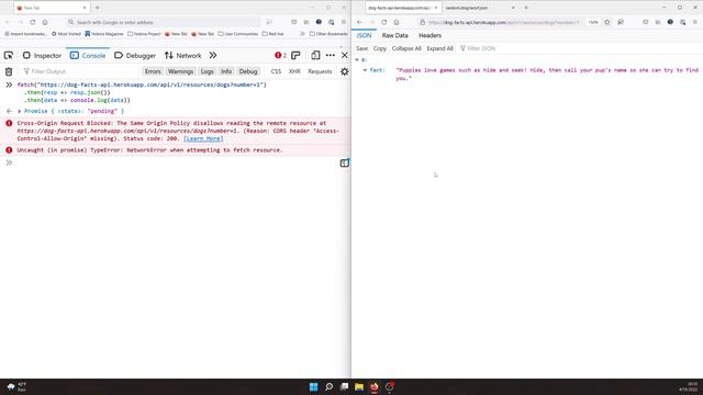 JavaScript Fetch API and Cross-Origin Resource Sharing (CORS) смотреть онлайн