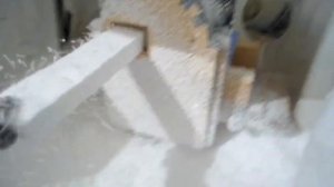 Измельчитель  пенопласта своими руками. Крошка пенопласта. Отходы пенопласта.