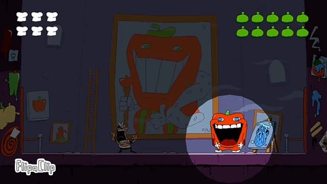 Pizza Tower Pipino Vs Paper man! смотреть онлайн