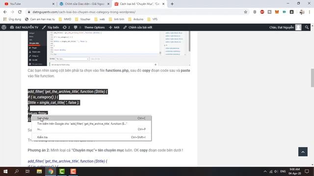 Cách loại bỏ Chuyên Mục, Category trong Website Wordpress, Remove category from header title WP смотреть онлайн