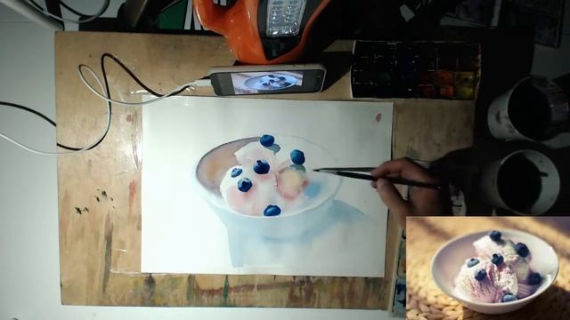 РИСУЕМ С КАТЕЙ мороженое акварелью.*ART-MASTER* смотреть онлайн