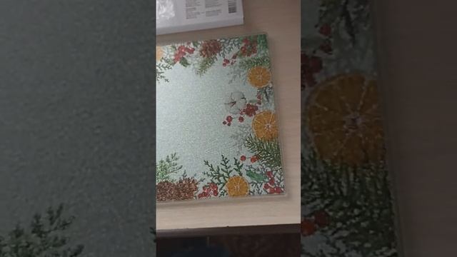 Доска стеклянная разделочная 