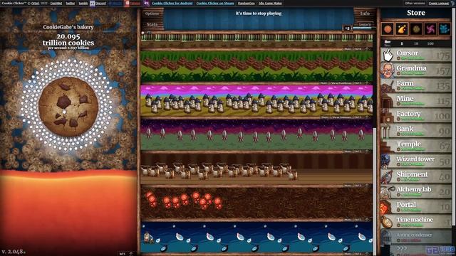 Cookie Clicker Gameplay #12 - Buying "Get Lucky" Upgrade and spending more stuff смотреть онлайн