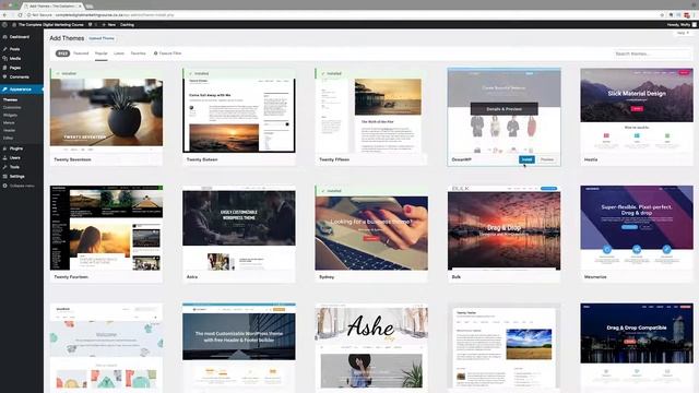 Install OceanWP Theme on Wordpress Website смотреть онлайн