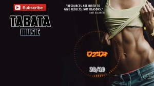 TABATA Song w/ Timer - 20/10 interval Workout music