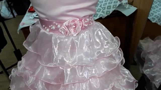 Нарядное платье для маленькой девочки. смотреть онлайн