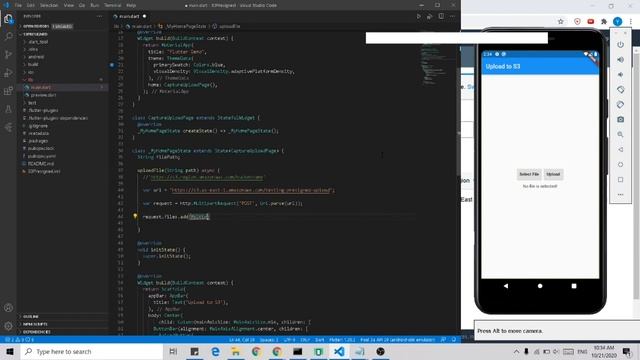 Uploading Files to AWS S3 using NodeJS & Flutter смотреть онлайн