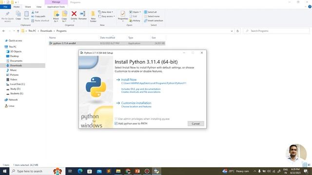 3. Python Software Installation || By Fateh Singh смотреть онлайн