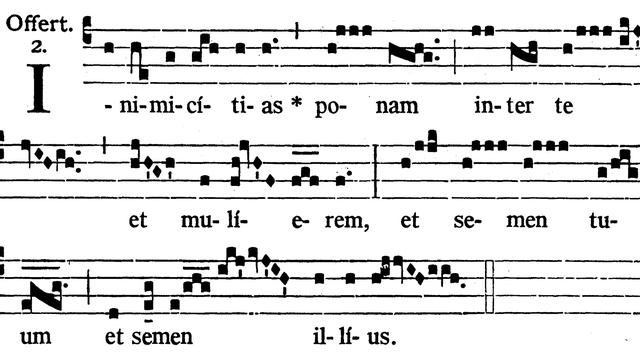 Choir of St Peter's Eastern Hill: Inimicitias ponam inter te et mulierem смотреть онлайн