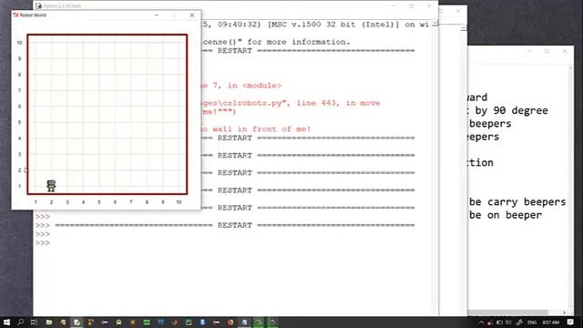 learning python in amharic video4: python 2D robot basic actions смотреть онлайн