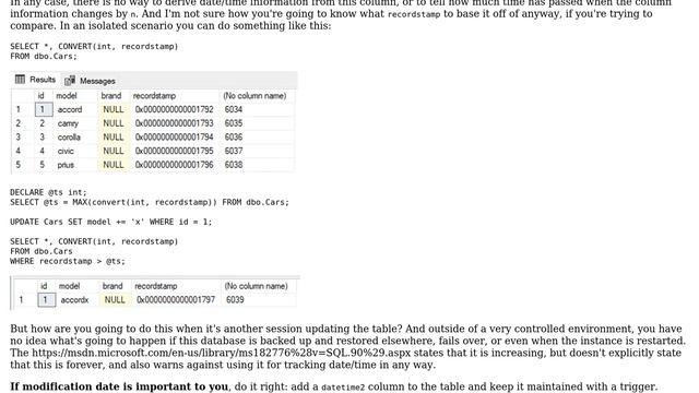 Databases: Compare timestamp type columns in SQL Server (2 Solutions!!) смотреть онлайн