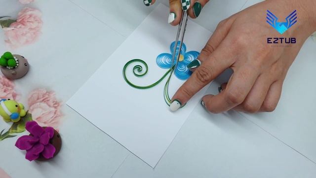 Fly Away with Beauty | How to make quilling two beautiful butterfly pea flowers | Quilling paper ar смотреть онлайн
