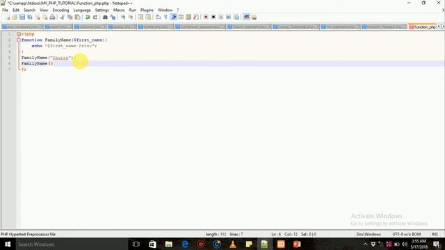 How To Implement Function In PHP (Amharic) смотреть онлайн