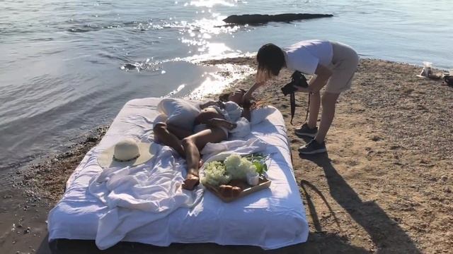 Нежнейшая фотосессия беременности на берегу. 1080p смотреть онлайн