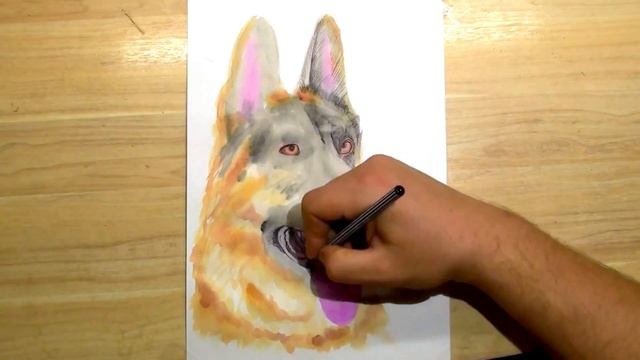КАК НАРИСОВАТЬ СОБАКУ #2. How to draw a dog #2 смотреть онлайн