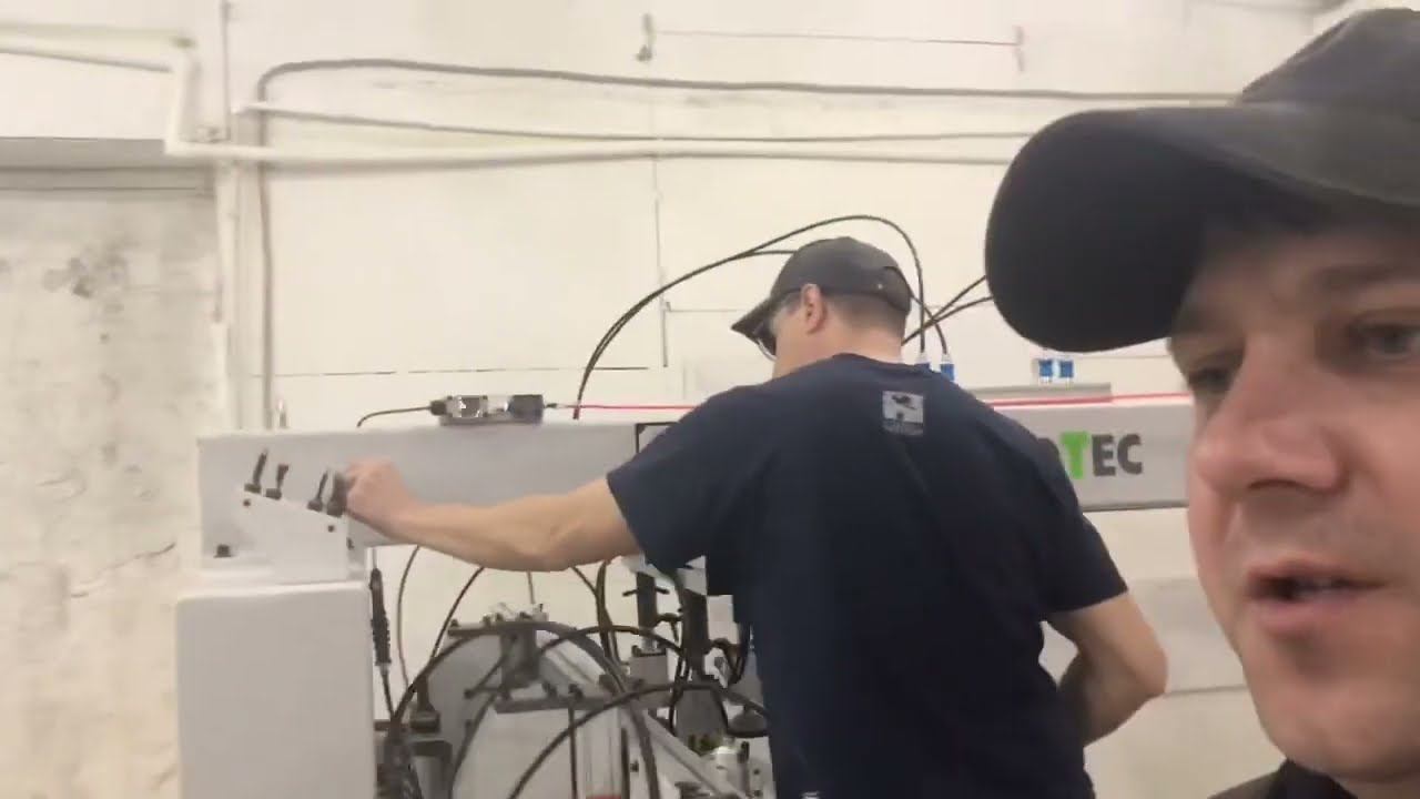 Falkon 3 woodtec Сверлильно присадочный в торец и в пласть в работе ВИДЕООБЗОР у клиента ООО СТАНКИ смотреть онлайн