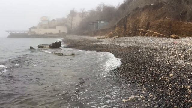 Секретный пляж в Одессе | Слушать шум морской волны и гальки смотреть онлайн