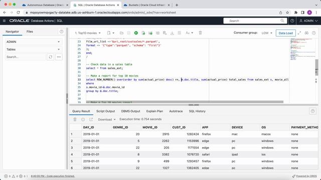 Data Lake in ADB. Create External Table. Step 1 смотреть онлайн