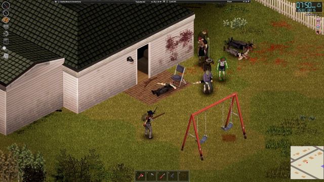 Casually clearing out Rosewood in Project zomboid смотреть онлайн
