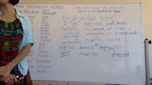 Vocabulary: meaning & use of irregular verbs 23-26 fall feed feel fight смотреть онлайн