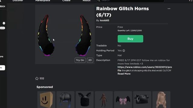 GET 2 FREE UGC LIMITED ITEMS ON ROBLOX смотреть онлайн