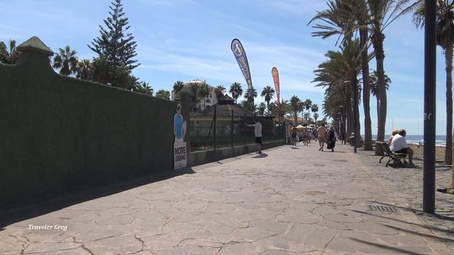 PLAYA DE LAS AMERICAS, TENERIFE, WALK, PROMENADE AND BEACH смотреть онлайн