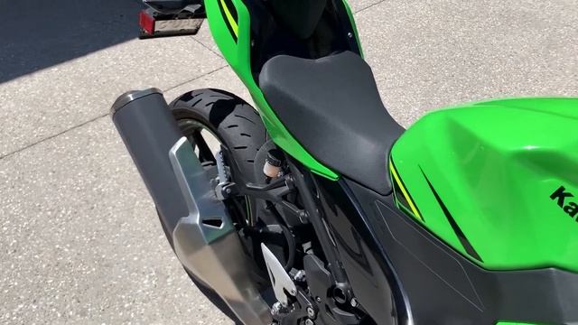 NINJA 400 Stock Exhaust Sound & Walk-around