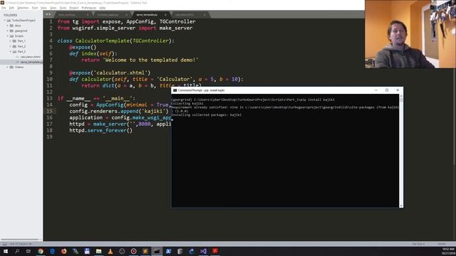TurboGears2 - Kajiki templating смотреть онлайн