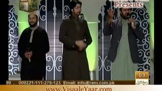 Syed Zabeeb Masood Historical Entry In Marhaba Ya Mustafa Programe QTV смотреть онлайн
