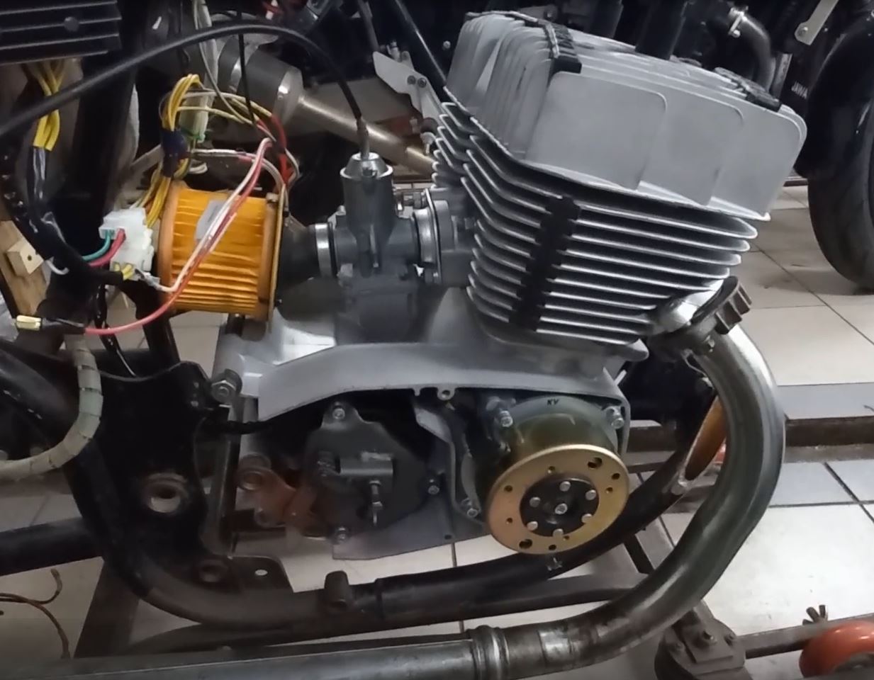 Проблемный картер Ява 638. Запуск!