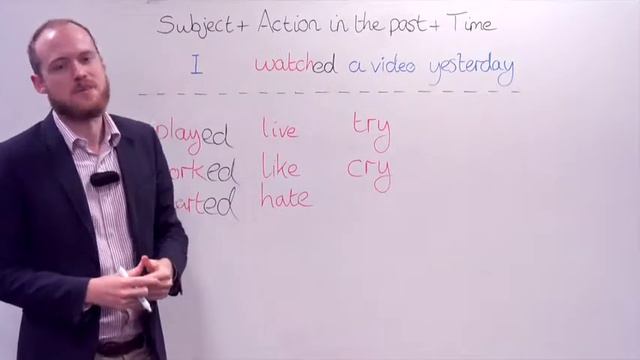 Past Simple-Regular verbs 1 смотреть онлайн