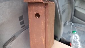 Как сделать синичник-скворечник домик для  птиц мухоловки, или синиц лазоревки, московки, гаички.