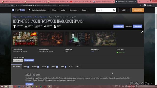 VORTEX TUTORIAL CÓMO INSTALAR + MODS SKYRIM ANNIVERSARY EDITION смотреть онлайн