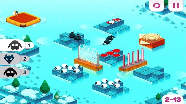 Divide By Sheep - Ice World 2-13 Walkthrough смотреть онлайн